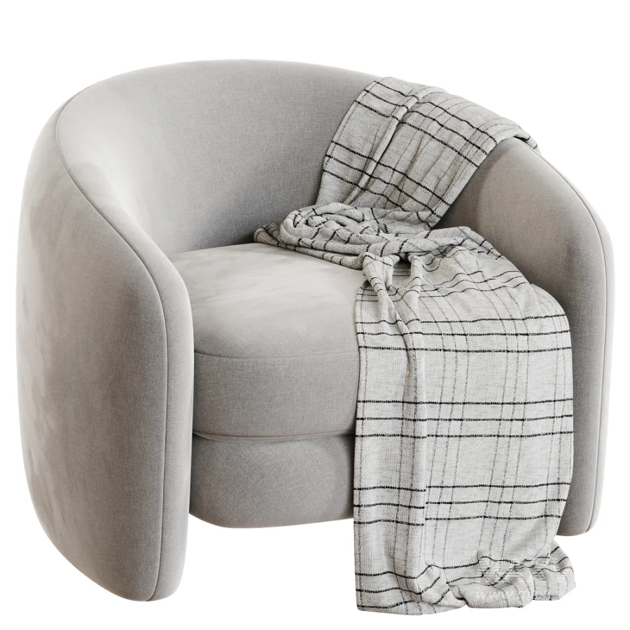 Dakota Shearling Armchair - Image 1