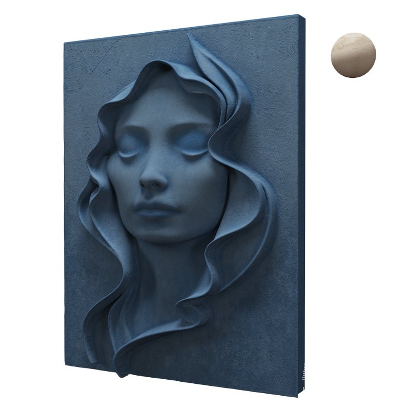 Girl_Face_Wall_Art - Image 1