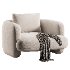 Caracole Overlap Dark Taupe Chair - Thumbnail 1