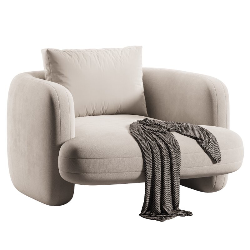 Caracole Overlap Dark Taupe Chair - Image 1