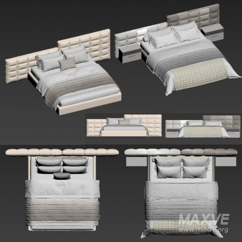 Lawrence Bed By Minotti - Image 1