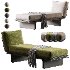 Jazz chaise lounge by Mascheroni - Thumbnail 2
