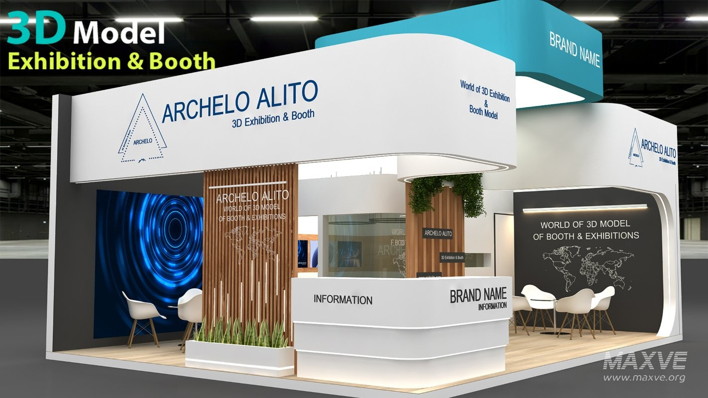 exhibition 3d model - Image 3
