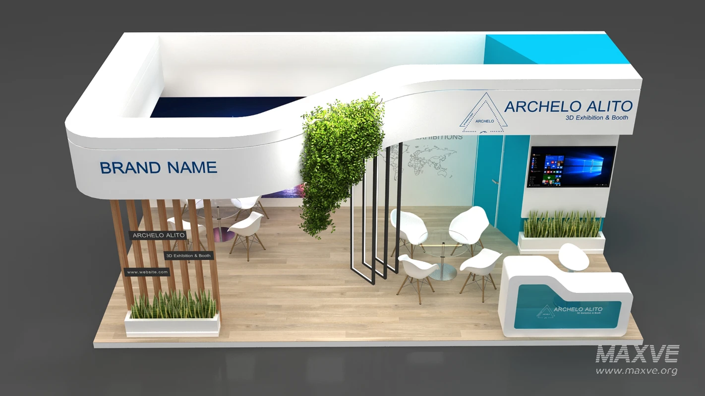 exhibition 3d model - Image 7