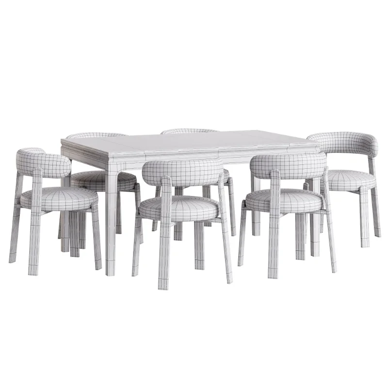 groove table and bonn chair - Image 1