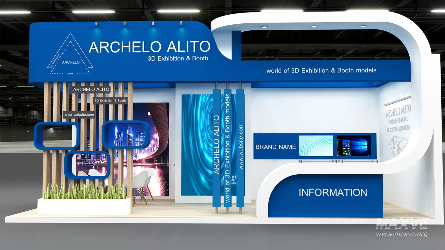 Exhibition Booth 3D Model - Image 7