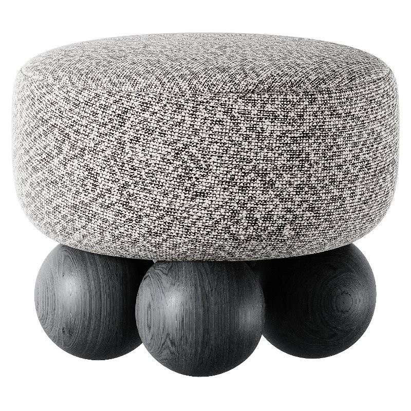 Umbra Peonia Ottoman - Image 2