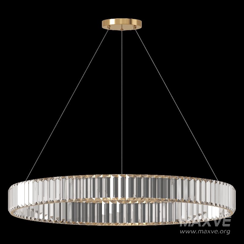 One Ring Crystal Chandelier - Image 3