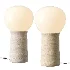 CB2 Fin Travertine Table Lamp - Thumbnail 1