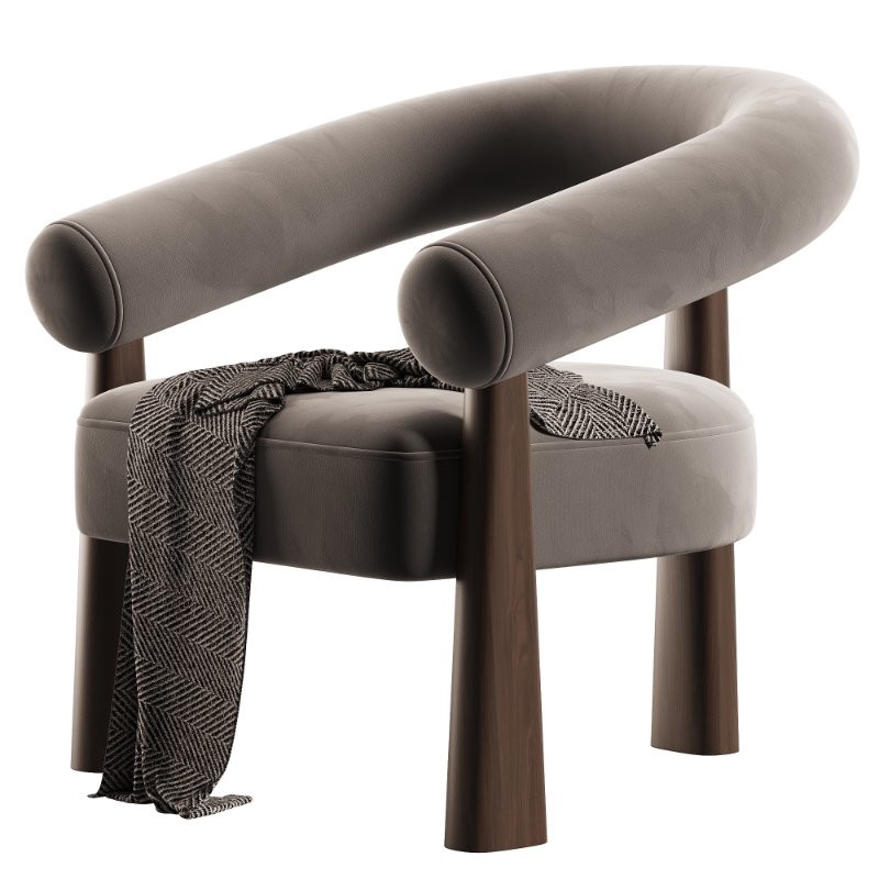 Boucle Accent Chair - Image 4