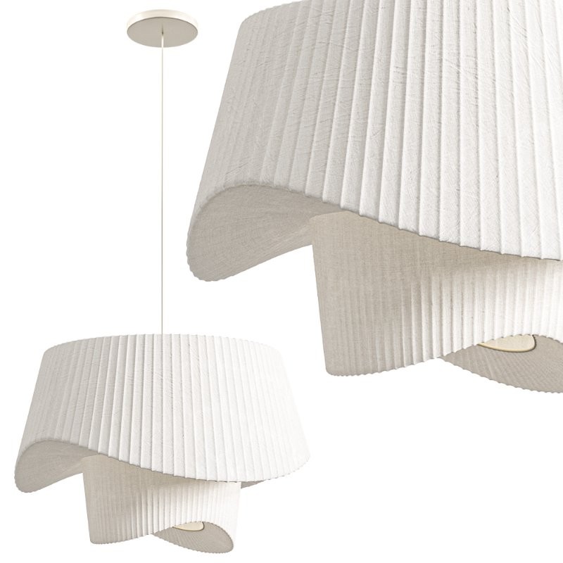 Bohemian Fabric Pendant Light - Image 8