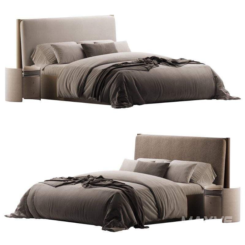 Casa White Oak Wood King Storage Bed - Image 1