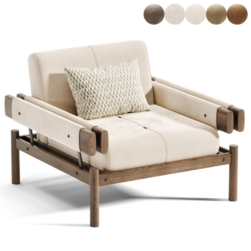 Pair of MP-19 armchair by Percival Lafer - Image 2