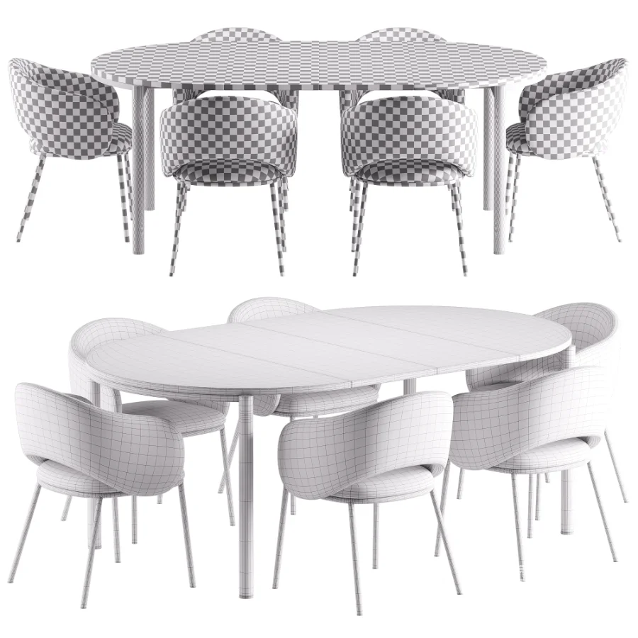 Maina Chair and Montuiri Extendable Table - Image 7