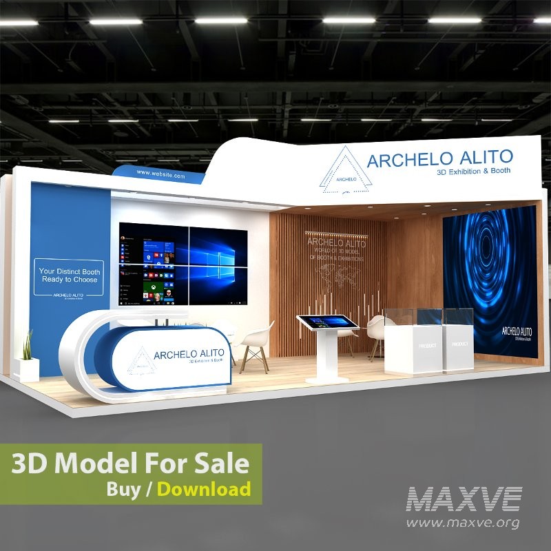 3d stand booth - Image 1