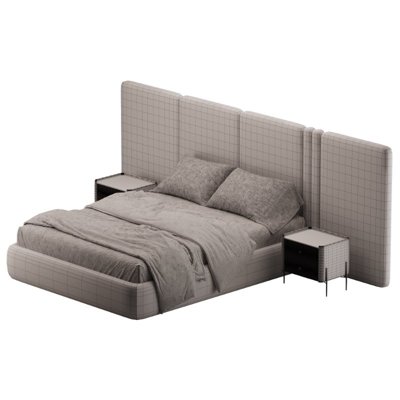 Clerigos Beige Double Bed - Image 6