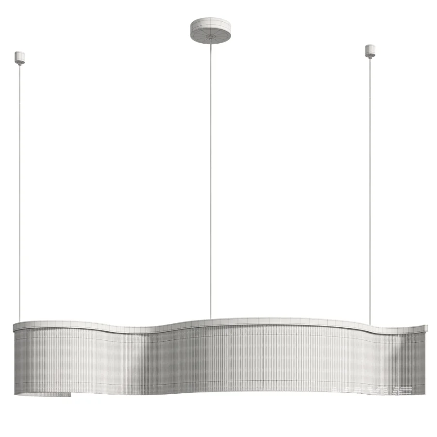 Glass Linear Pendant Light - Image 3