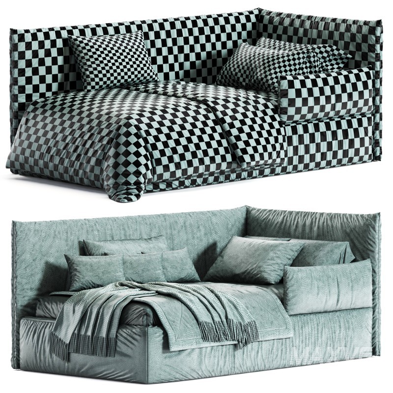 Corner bed ASTI by Mamoony - Image 6