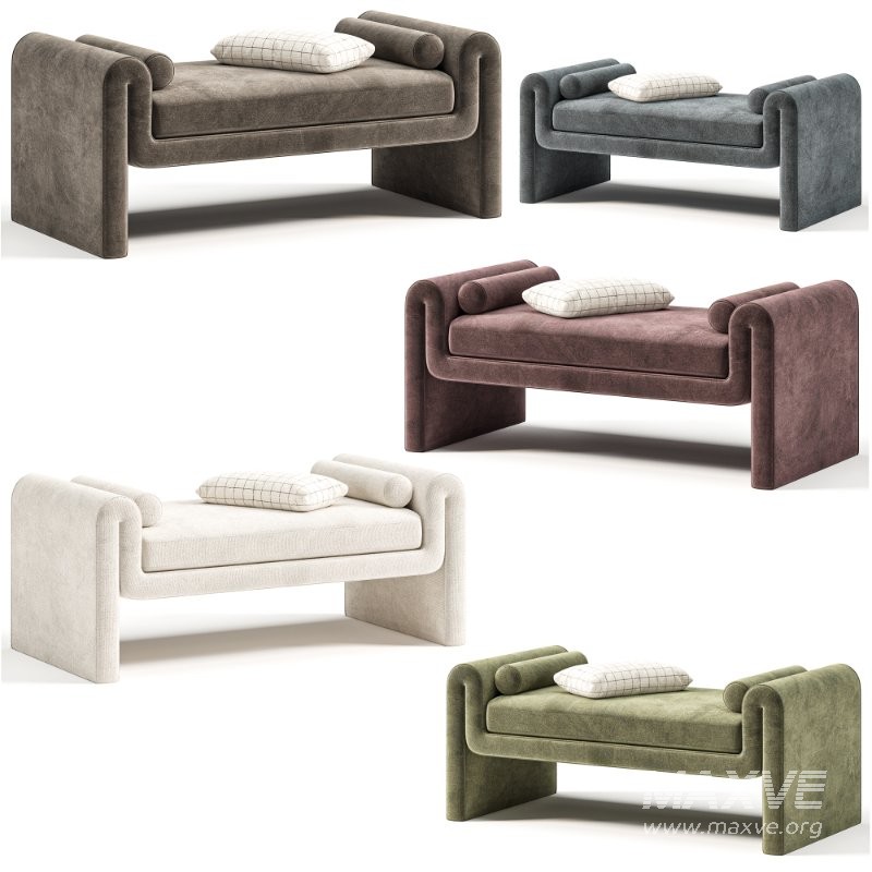 Button Tufted Ottoman for Living Room, Entryway, by Wayfair - Image 1