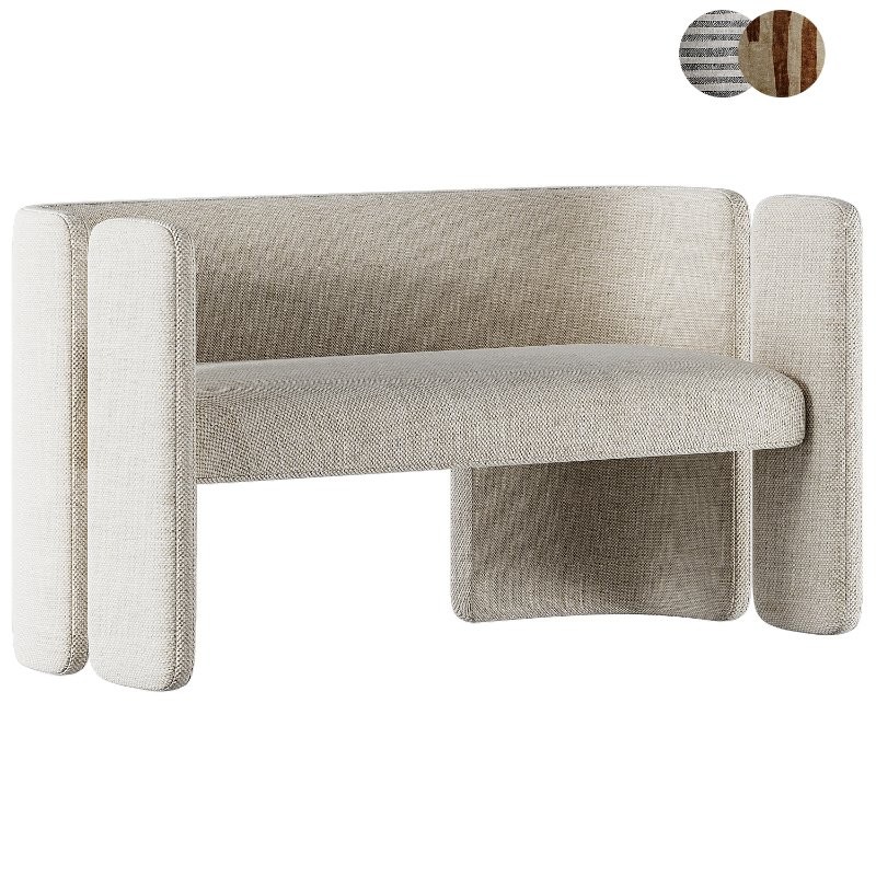 kellywearstler fairfax settee sofa w 1346 h 711 - Image 1