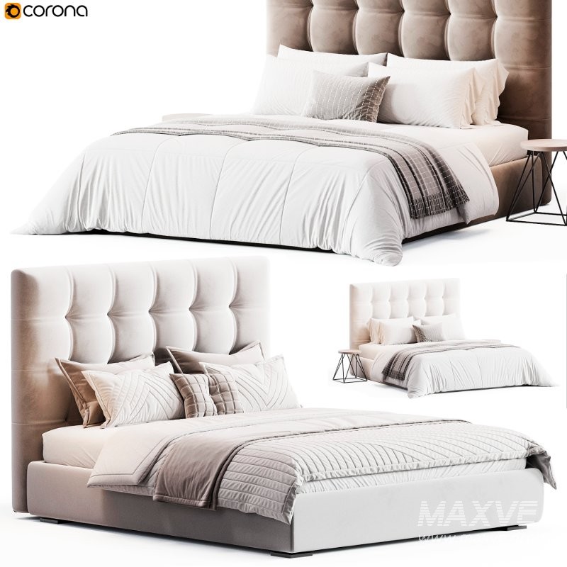 Max Alto Capitonné Twils Bed - Image 4