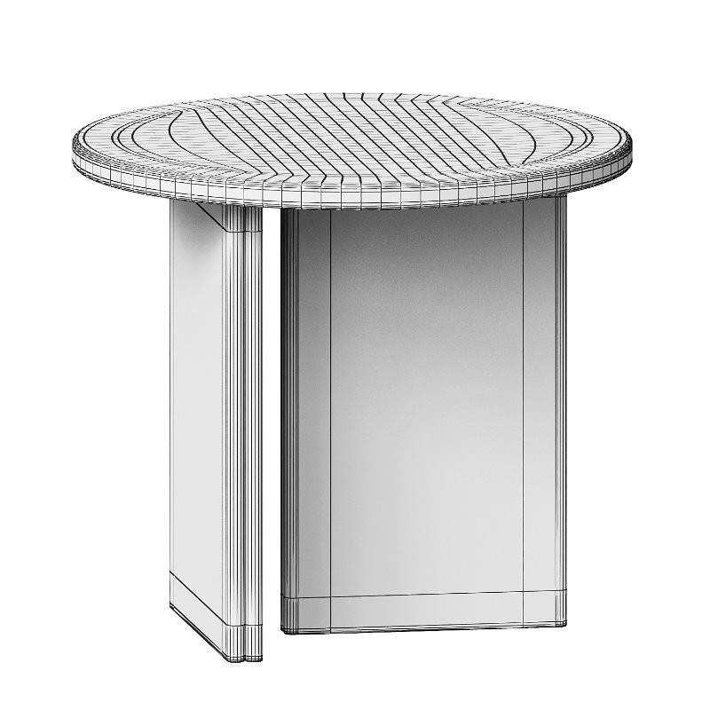 Onda Side Table in Travertine - Image 2