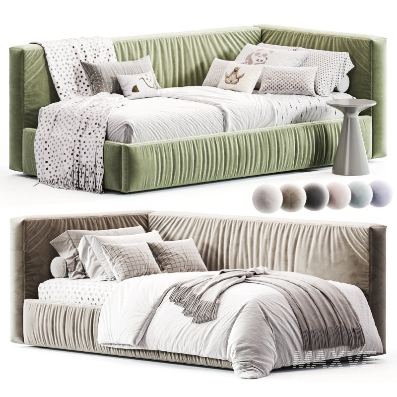 Corner Soft Bed MONA by Mamoony - Image 3