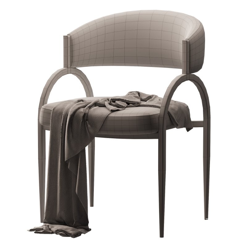 Natural Linen Chair - Image 5