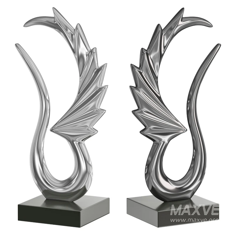 MJWDP Hotel Abstract Sculpture - Image 2