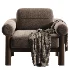 Maxton Chair in Grey Marl Pax Boucle - Thumbnail 2