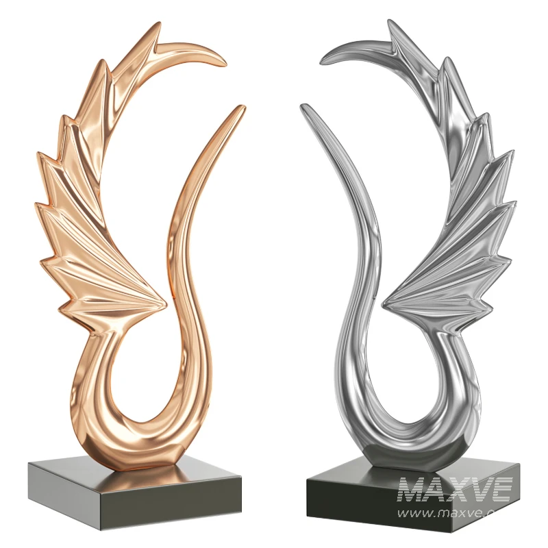 MJWDP Hotel Abstract Sculpture - Image 3