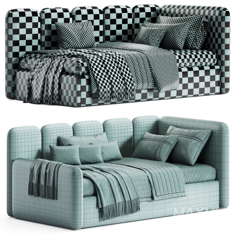 Corner bed LORI by Mamoony - Image 5