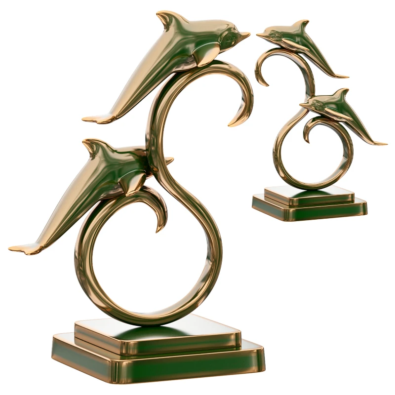 HJJ Dolphin Collectible Figurines Decor - Image 2