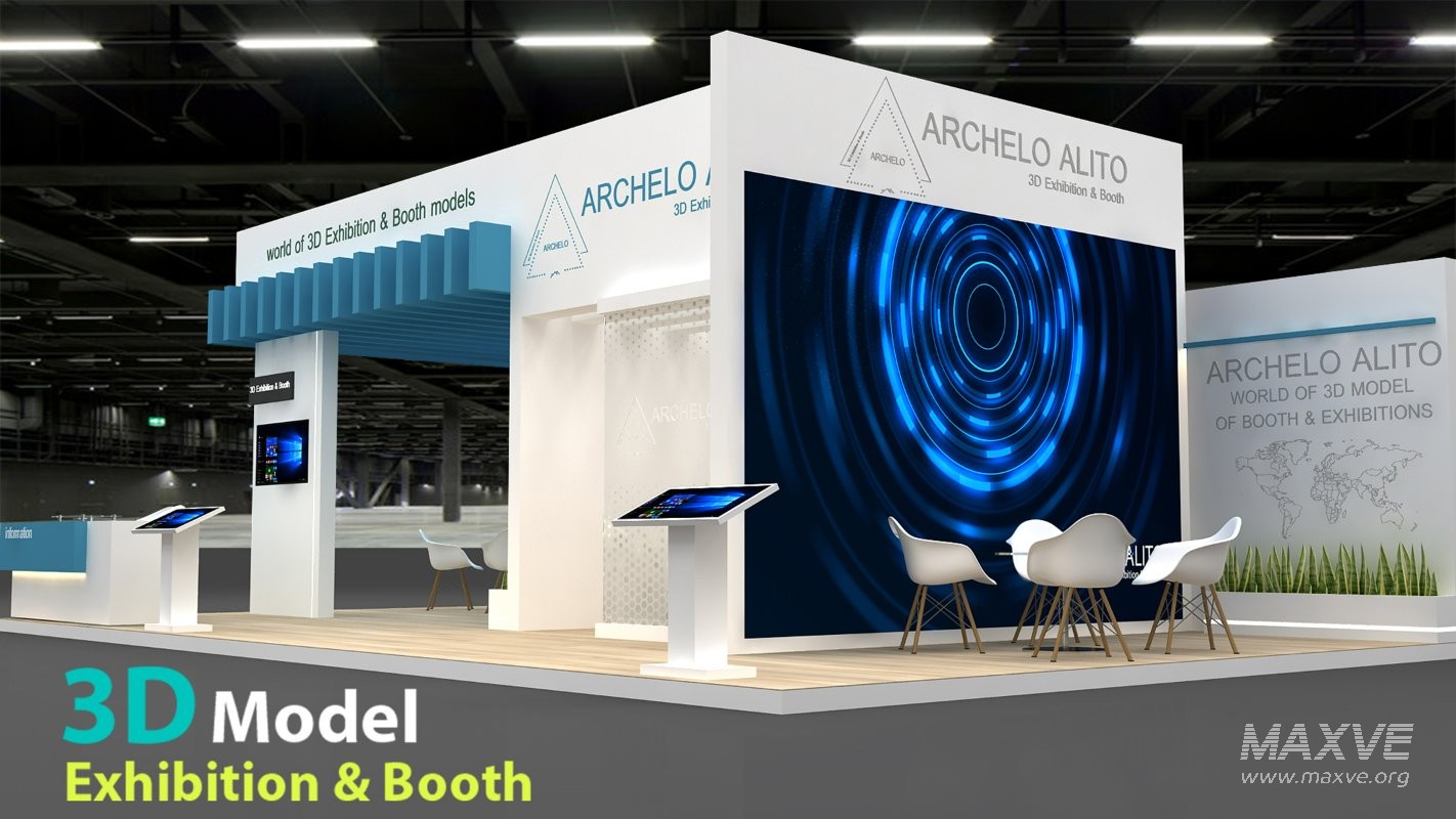 exhibition 3d model - Image 1