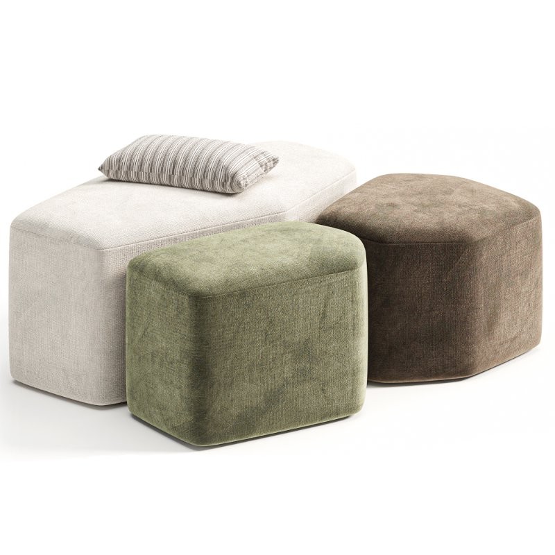 BEKI Pouf By Baxter - Image 5