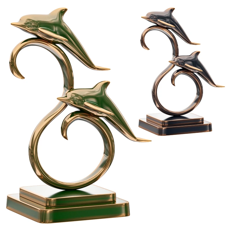 HJJ Dolphin Collectible Figurines Decor - Image 3