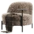 Mazie Accent Chair in Ivory Boucle - Thumbnail 5