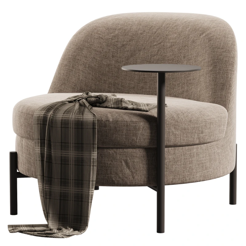 Mazie Accent Chair in Ivory Boucle - Image 5