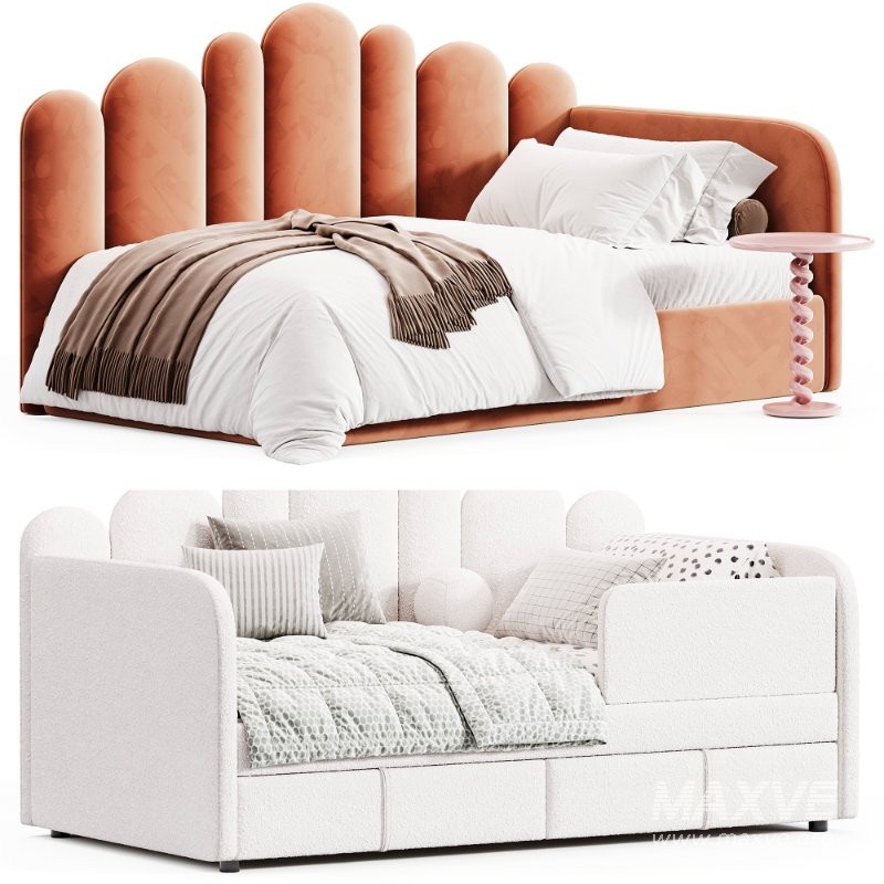 Children’s soft sofa bed Woody - Image 7