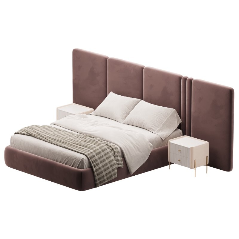 Clerigos Beige Double Bed - Image 5