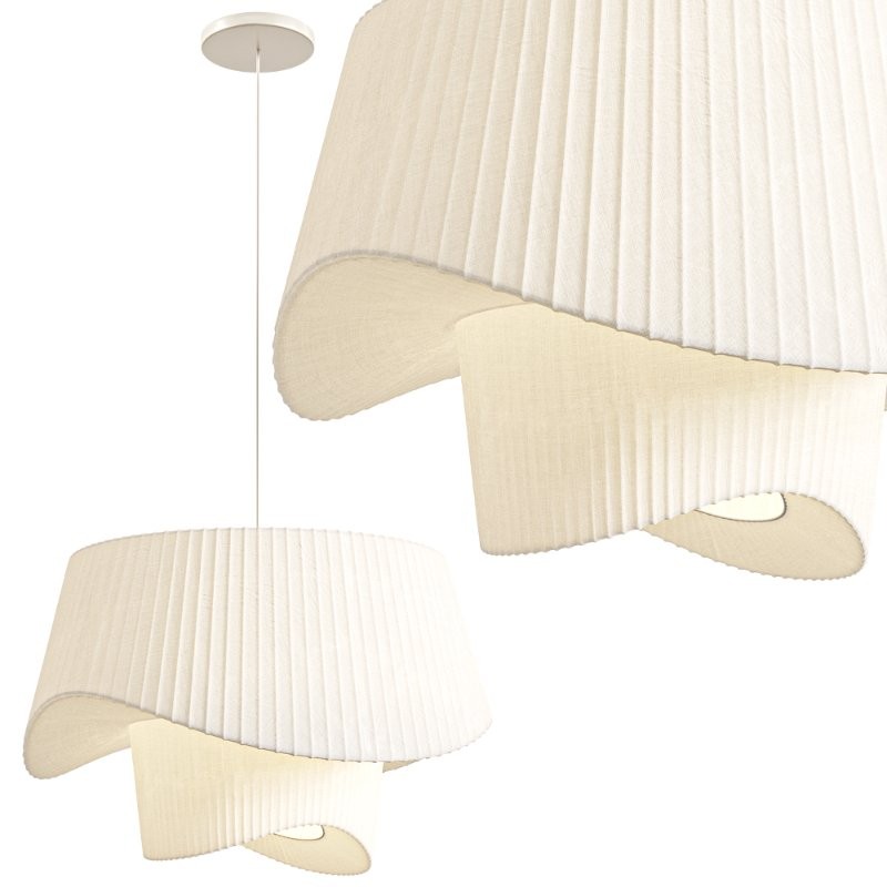 Bohemian Fabric Pendant Light - Image 7