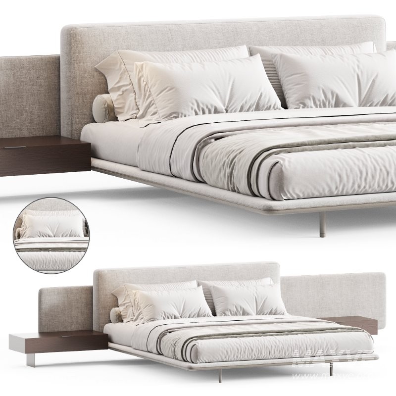 Horizonte Bed By Minotti - Image 1