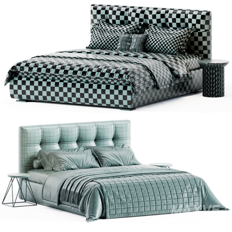 Max Basso Capitonné Twils Bed - Image 6