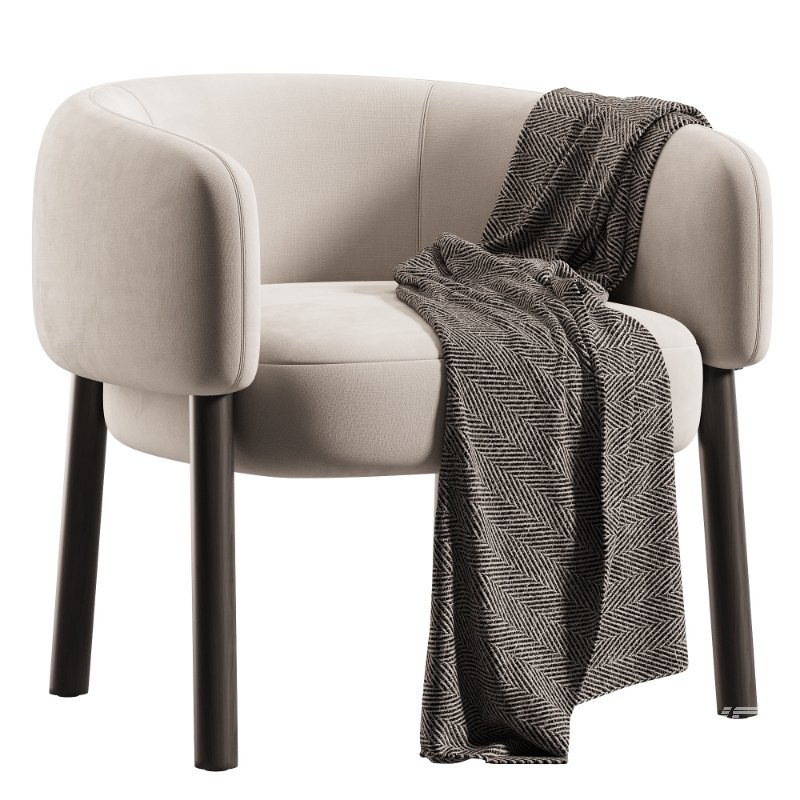 TOV Furniture Foxy Accent Chair - Image 1