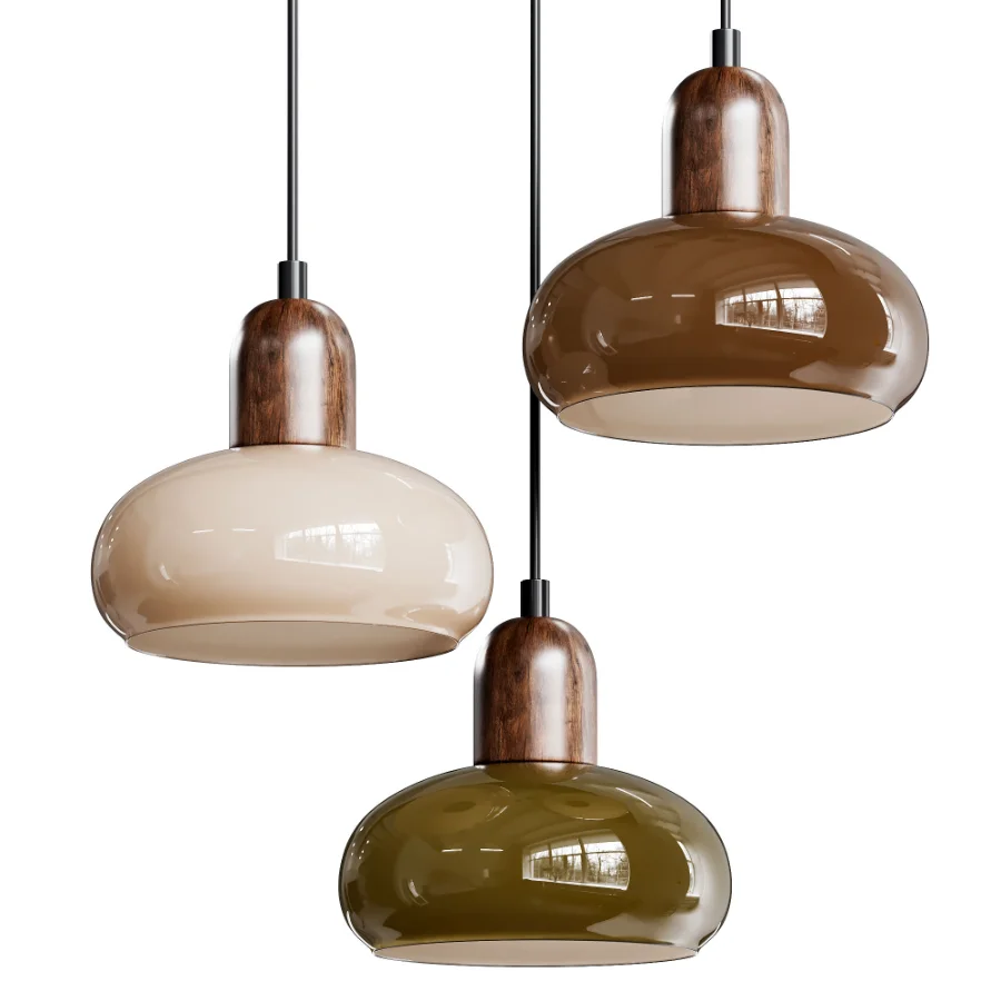 Glass Dome Pendant Light - Image 1