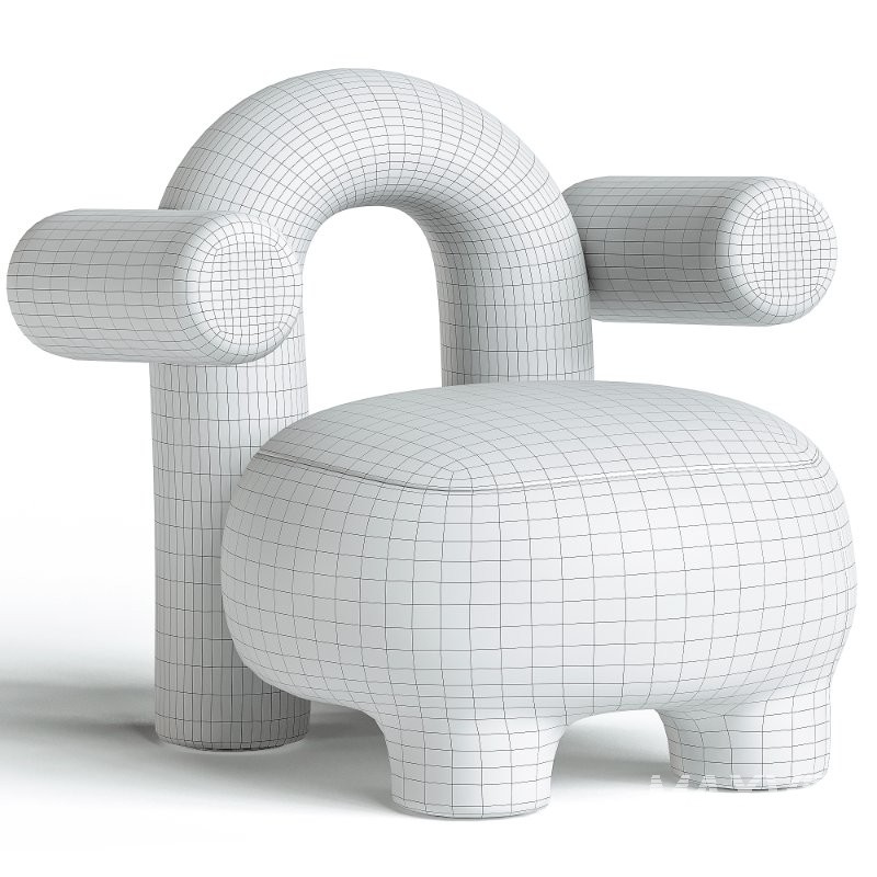 Folk armchair - Image 1