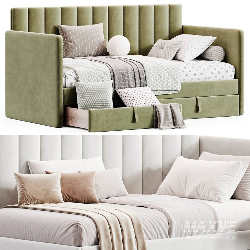 Children’s soft bed-sofa Grinch - Image 1