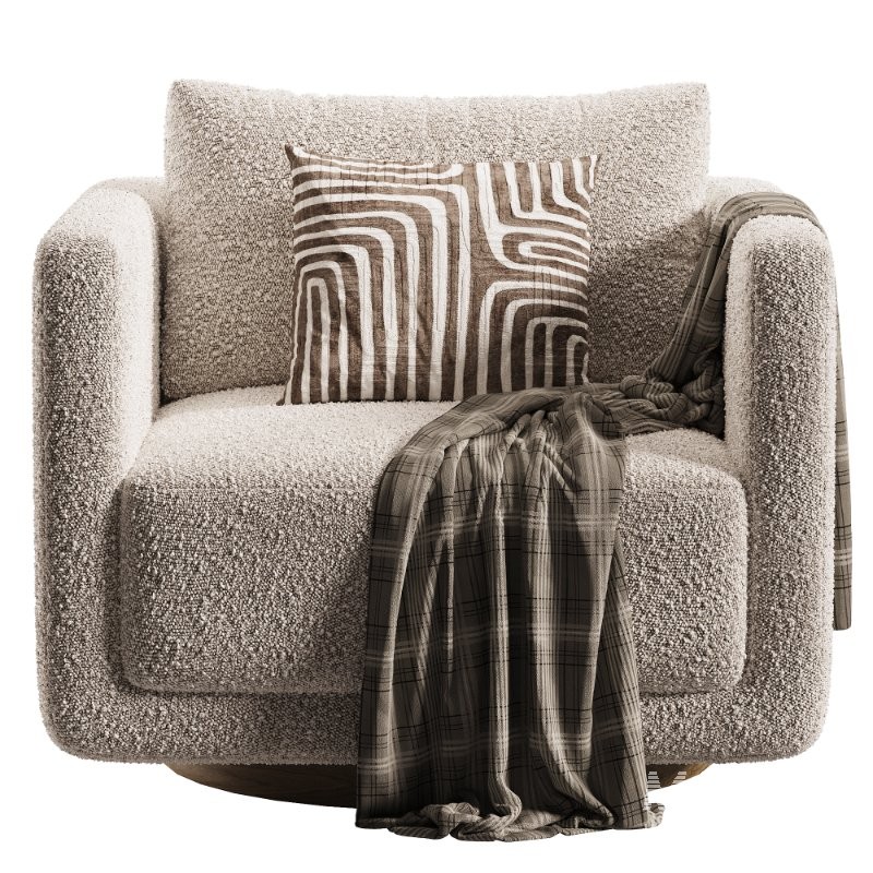 Faux Leather Armchair - Image 7