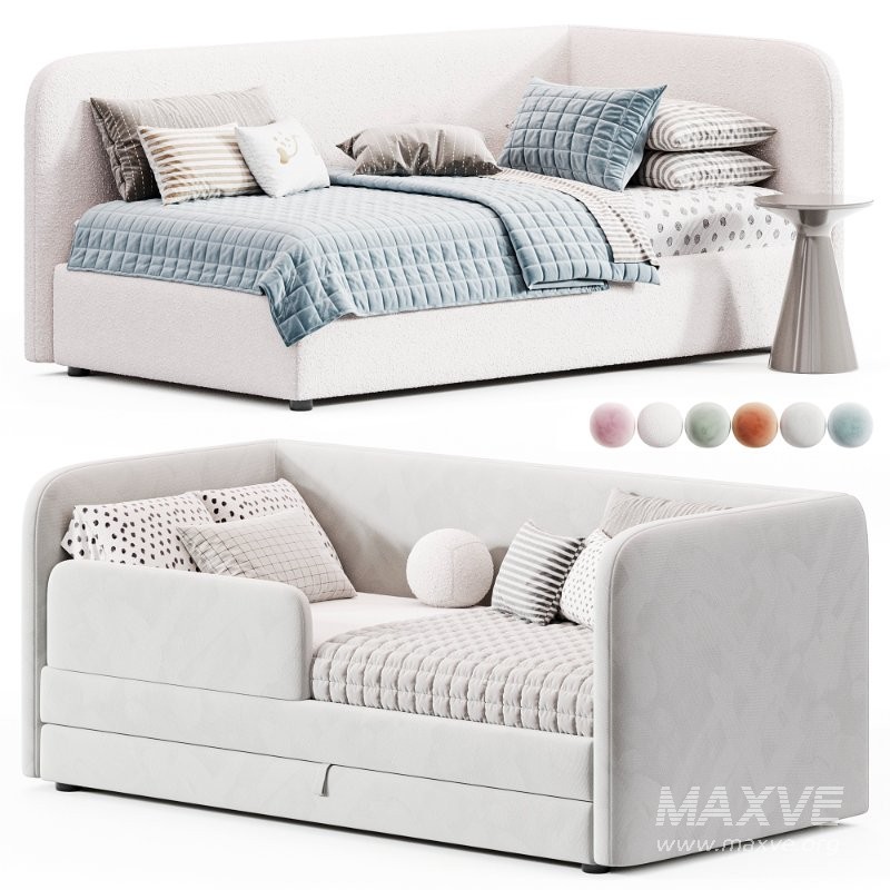 Children’s soft sofa bed Velite - Image 6