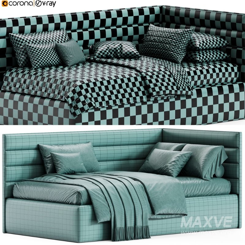 Corner bed Line kids By Sensorsleep - Image 2